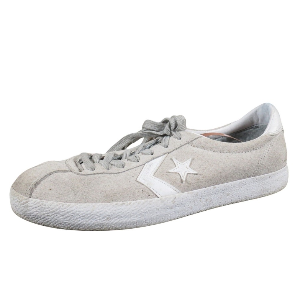 Converse Breakpoint Ox Men 10 Light Gray Suede‎ Low-Top Sneakers Casual Classic